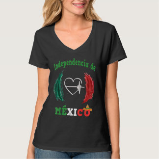 Mexican Independence Day 16 September Mexico Flag T-Shirt