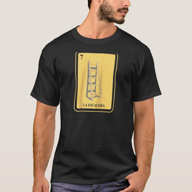 Mexican La Escal Lottery Traditionelle Ladder Bing T-Shirt (Vorderseite)