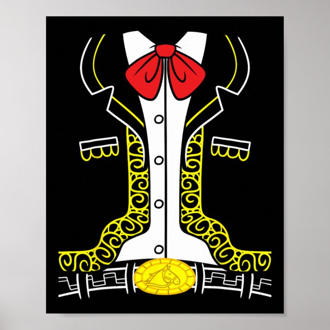 Mexican Mariachi Funny Cinco De Mayo Poster (Vorne)