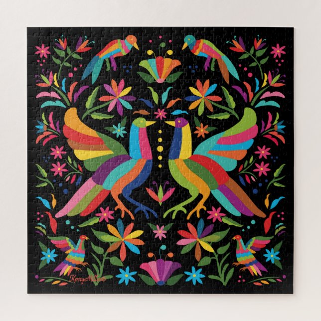 Mexican Otomi Jigsaw Puzzle (Vertikal)