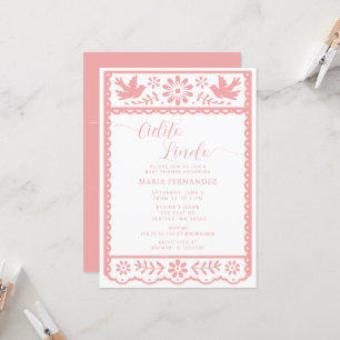 Mexican Papel Picado Cielito Lindo Baby Dusche Einladung