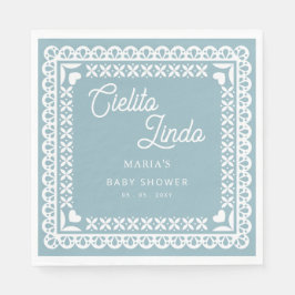 Mexican Papel Picado Cielito Lindo Baby Dusche Serviette