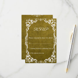 Mexican Papel Picado Wedding RSVP Card