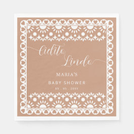 Mexican Papel PicadoCielito Lindo Baby Shower Serviette