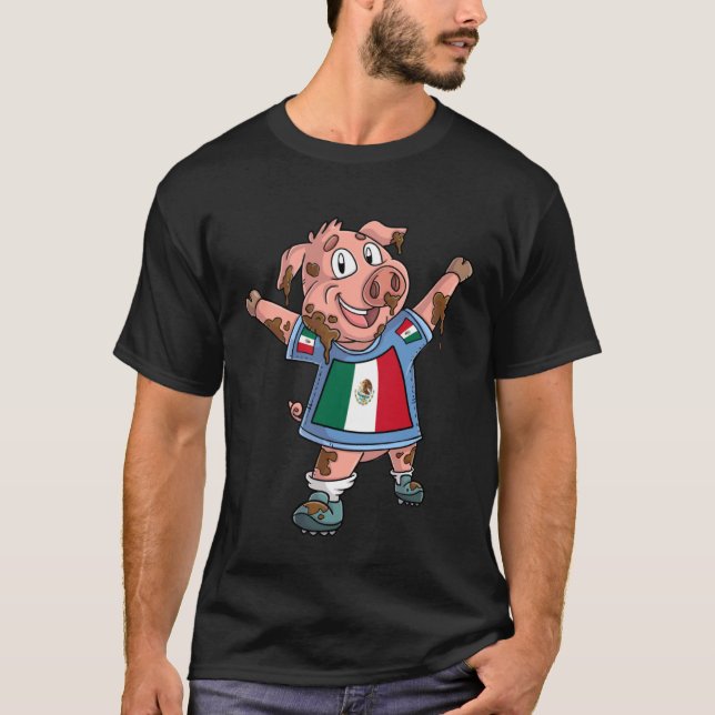 Mexican pig fan T-Shirt (Vorderseite)