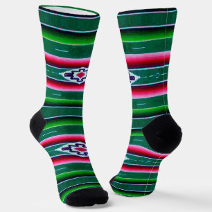 Mexican Sarape Pattern Socken