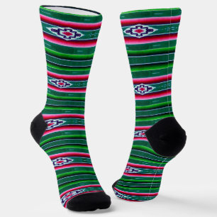 Mexican Sarape Pattern Socken