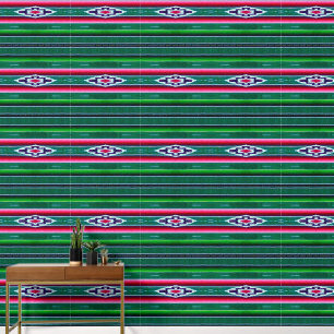 Mexican Sarape Pattern Tapete