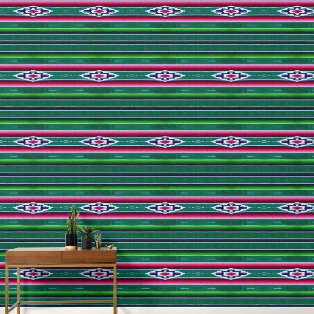 Mexican Sarape Pattern Tapete (Hausflur)