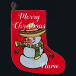 Mexican Sombrero Santa Thunder_Cove Kleiner Weihnachtsstrumpf<br><div class="desc">Mexikanischer Sombrero-tragender Santa ,  personalisieren Sie,  indem Sie Ihren Namen in einer beliebigen Hintergrundfarbe ändern</div>
