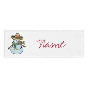 Mexican Sombrero Santa Thunder_Cove Namenschild