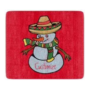 Mexican Sombrero Santa Thunder_Cove Schneidebrett