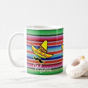 Mexican Sombrero Stripe Tasse