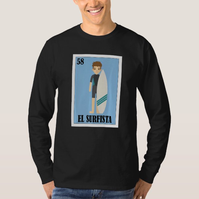 Mexican Surfer  El Surfista T-Shirt (Vorderseite)