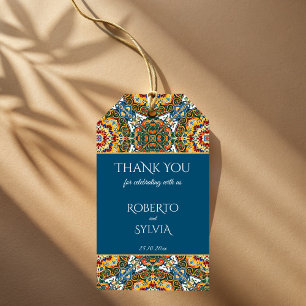 Mexican Talavera aquamariner Hochzeitsvorzug Geschenkanhänger