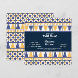 Mexican Talavera Design Bridal Dusche Einladung
