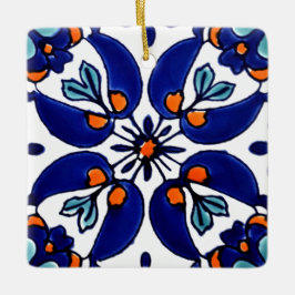 Mexican Talavera Terracotta Tile Design Nr. 1 Keramikornament