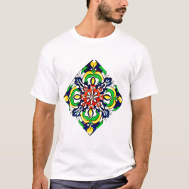 Mexican Talavera Terracotta Tile Design Nr. 7 T-Shirt