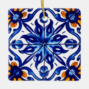 Mexican Talavera Terracotta Tile Design Nr. 8 Keramikornament