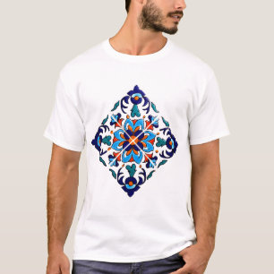 Mexican Talavera Terracotta Tile Design Nr. 9 T-Shirt
