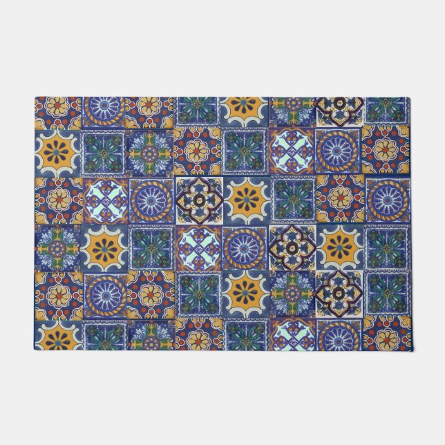 Mexican Talavera Tiles Fußmatte (Vorderseite)