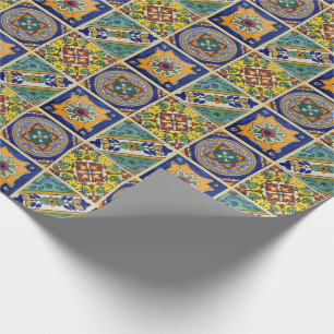 Mexican Talavera Tiles Geschenkpapier