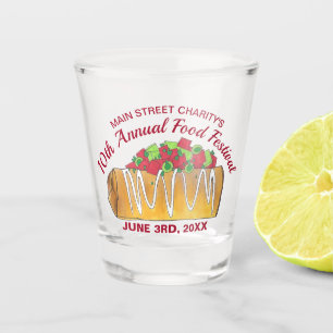Mexican Tex Mex Food Festival Chimichanga Schnapsglas