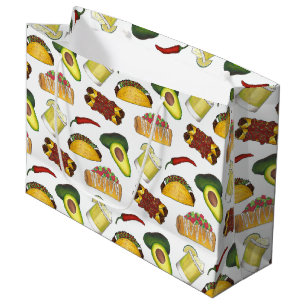 Mexican Tex Mex Food Taco Enchilada Chimichanga Große Geschenktüte