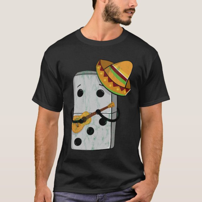 Mexican Train Dominoes Funny T-Shirt (Vorderseite)