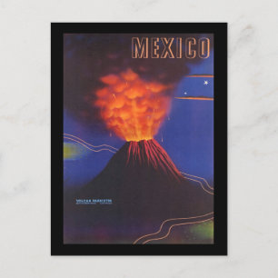 Mexican Volcano Postcard Postkarte