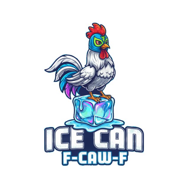 Mexican Wrestler Chicken ICE Can F-Caw-F T-Shirt (Von Creator hochgeladen)