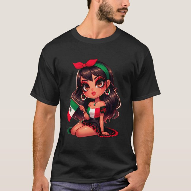 Mexicana Chula Cabrona Chingona T-Shirt (Vorderseite)