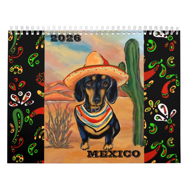 MEXICO ART CALENDAR KALENDER (Titelbild)