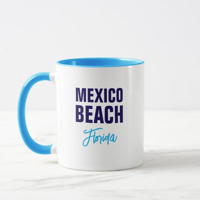 Mexico Beach Florida Kaffeetasse (Links)