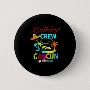 Mexico Cancun Geburtstagsjungen Reise Urlaub 2026 Button