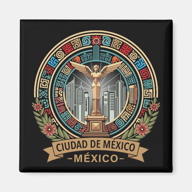 Mexico City Mexico Central America Magnet (Vorne)