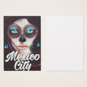 Mexico City Tag der Toten Reiseplakat