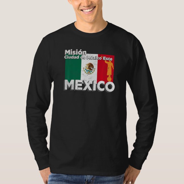 Mexico Ciudad de Mexico East Este LDS Mission Miss T-Shirt (Vorderseite)