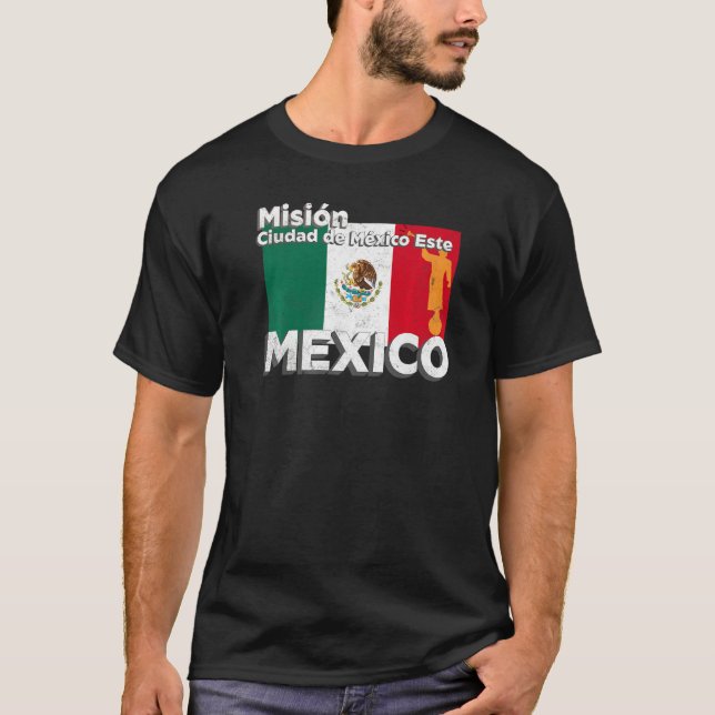 Mexico Ciudad de Mexico East Este LDS Mission Miss T-Shirt (Vorderseite)