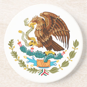 Mexico Coat of Arms Beverage Getränkeuntersetzer
