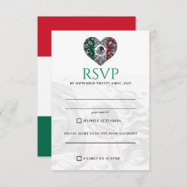 Mexico Couple RSVP Card