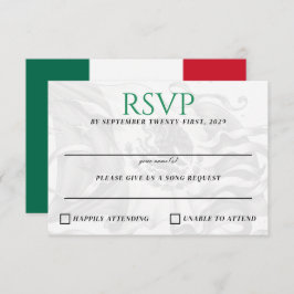 Mexico Couple RSVP Karte
