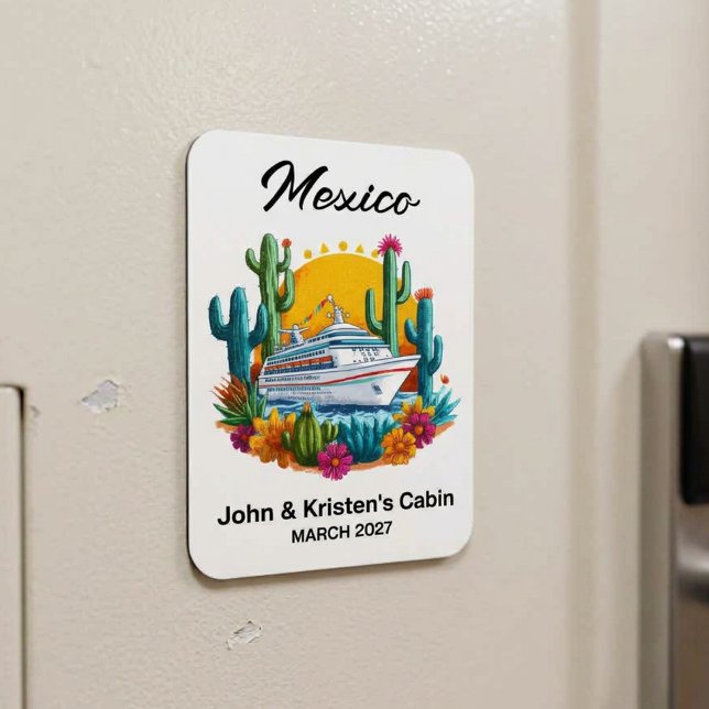 Mexico Cruise Ship Stateroom Marker Magnet (Von Creator hochgeladen)