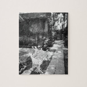 MEXICO, D.F., Mexico City, COYOACAN: Bench Puzzle