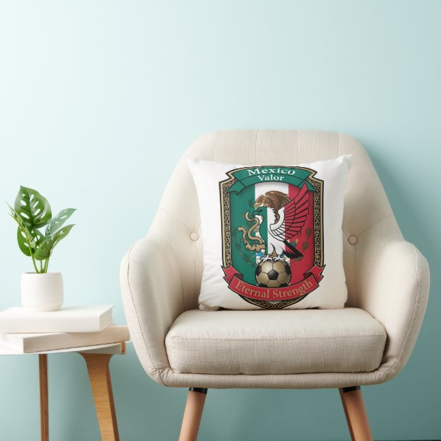 Mexico Eagle Ascent, Mexican Flag Gift Kissen (Stuhl )
