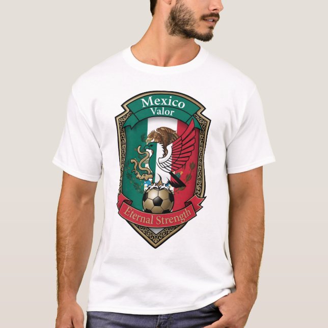 Mexico Eagle Ascent, Mexican Flag Gift T-Shirt (Vorderseite)