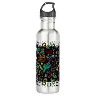 Mexico Fiesta Muster Edelstahlflasche