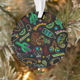 Mexico Fiesta Muster Ornament