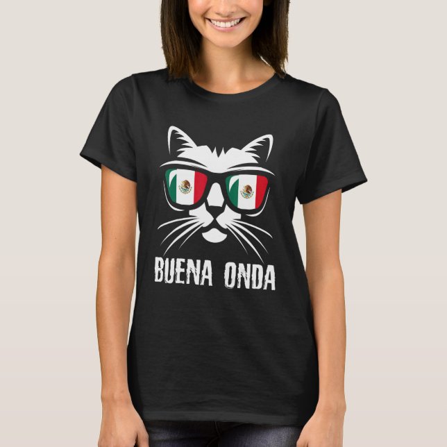 Mexico Flag  Cat Mexican Saying 3 T-Shirt (Vorderseite)