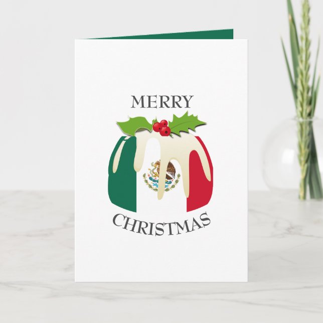 MEXICO FLAG | Pudding | Weihnachten (Vorderseite)